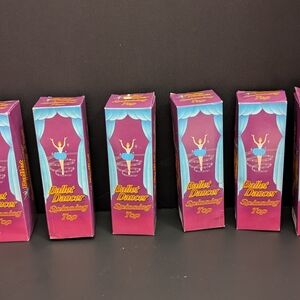 Vintage 1990's Ballet Dancer Spinning Top toy lot of 6